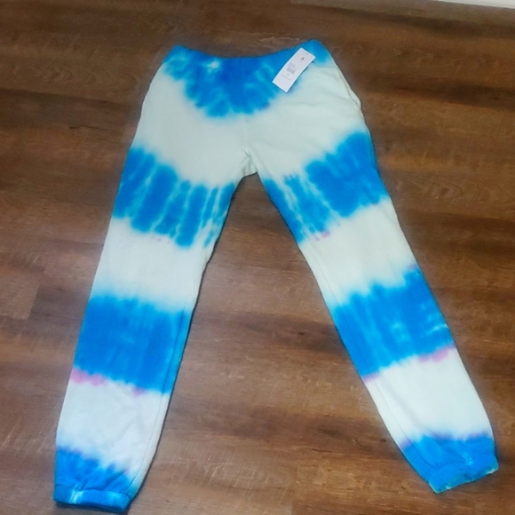 NWT SPIRITUAL GANGSTER LAGUNA TIE DYE RETRO BOYFRIEND FIT SWEATPANTS - Picture 2 of 9